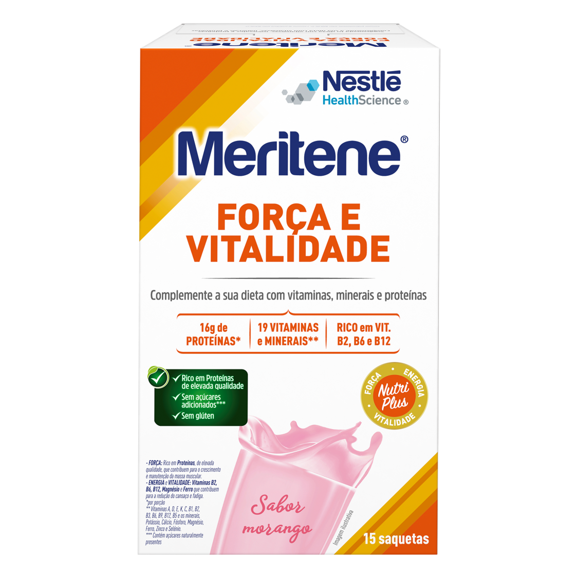 MERITENE Força e Vitalidade Morango