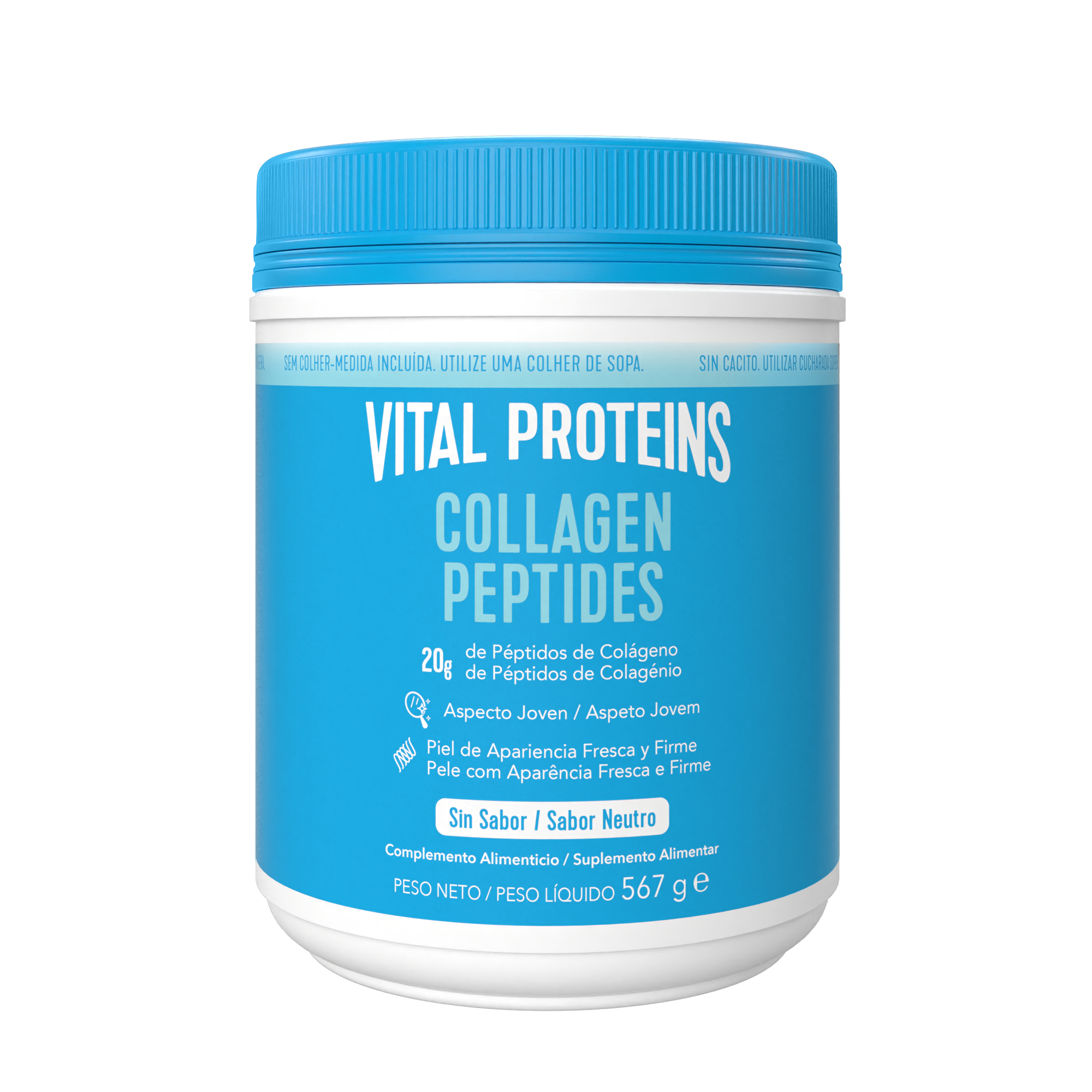 VP Collagen Peptides Neutro 567g sem colher de medida