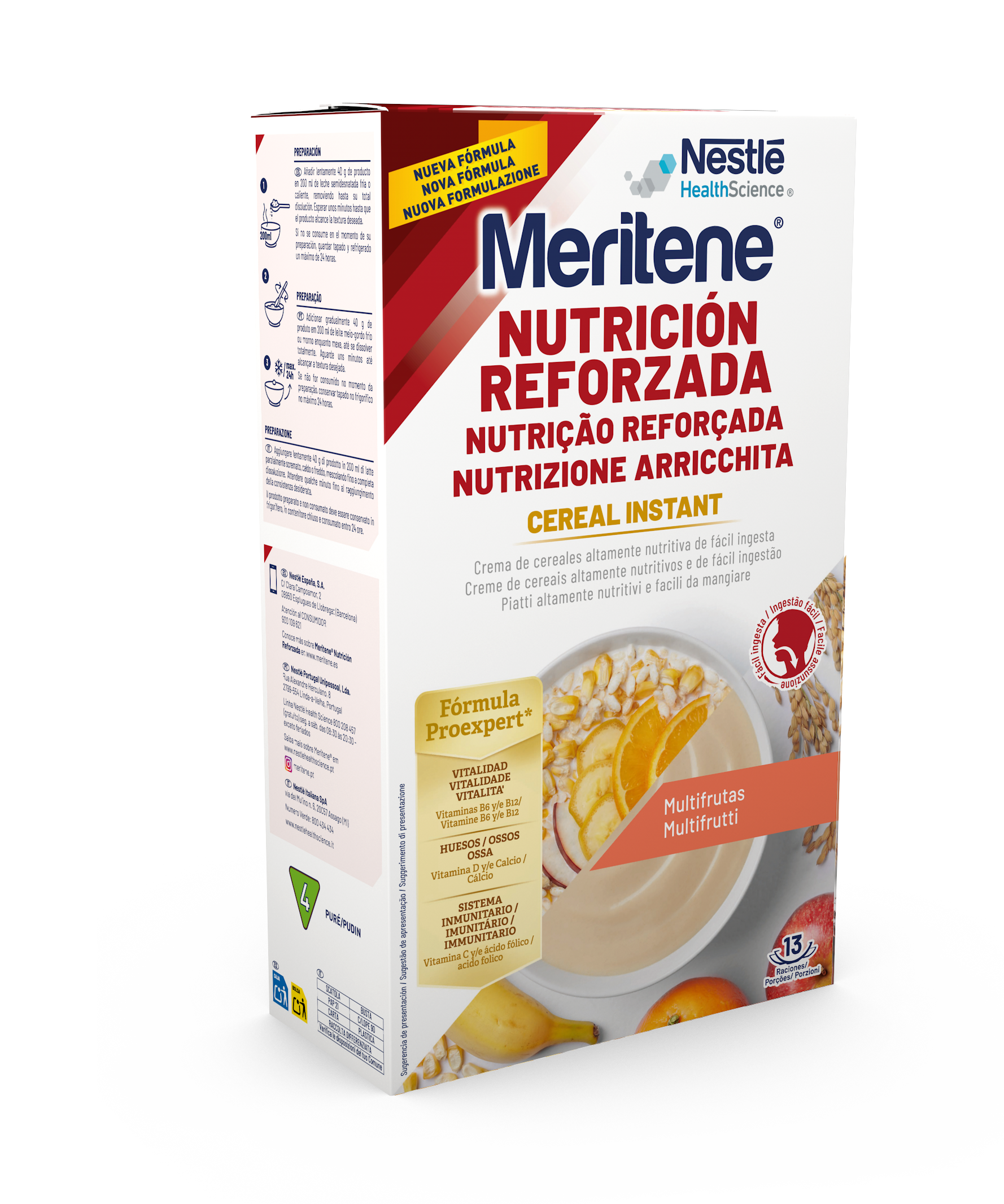 Meritene Nutrição Reforçada Multifruit