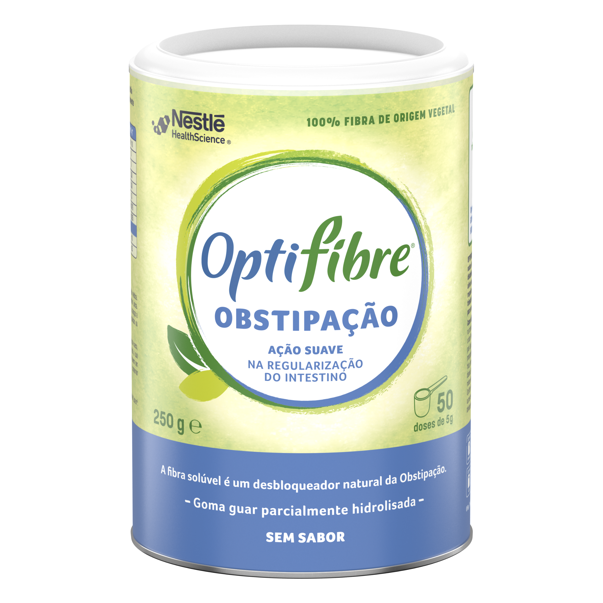 Optifibre - fibra solúvel para desbloquear a obstipação