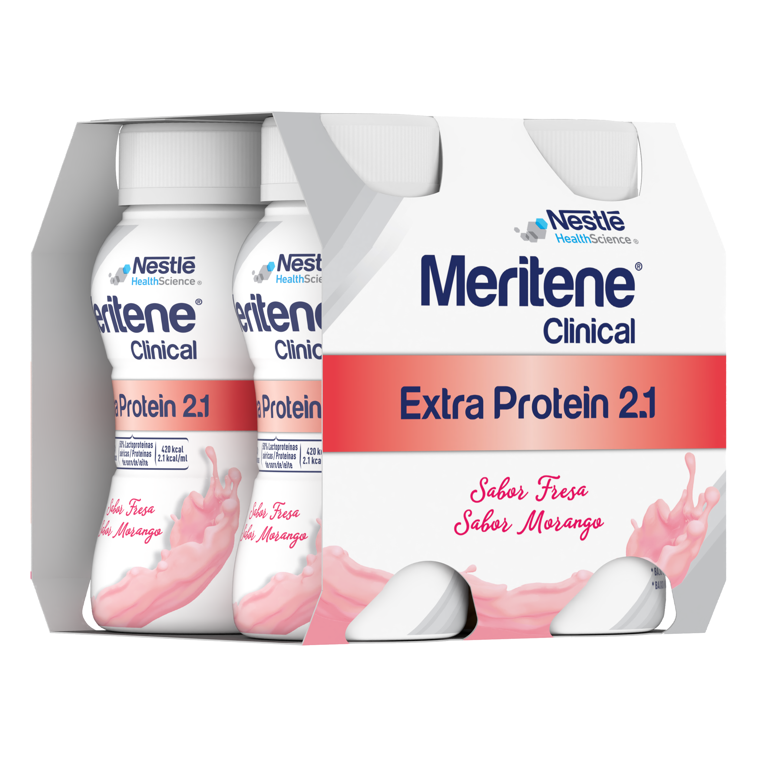 Meritene Clinical Extra Protein morango