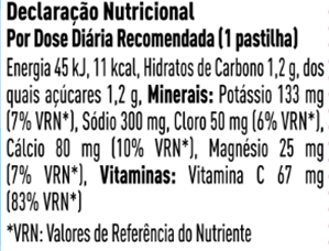 DECLARAÇÃO NUTRICIONAL NUUN SPORTS